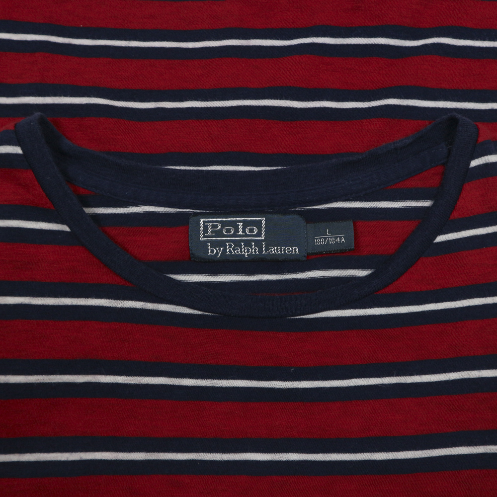 Polo Ralph Lauren Stripe Pocket T-Shirt Size L
