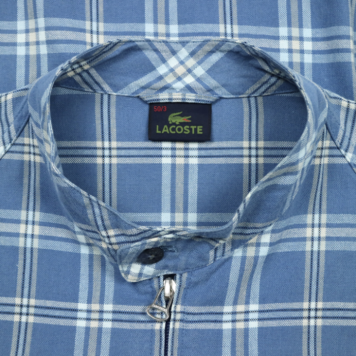 Lacoste Plaid Check Sport Jacket Size L