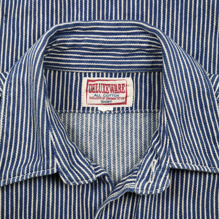 Deluxe Ware Japan Hickory Work Shirt Size S