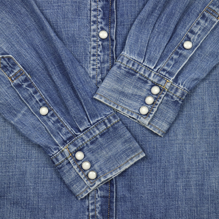 Remi Relief Japan Denim Western Shirt Size S