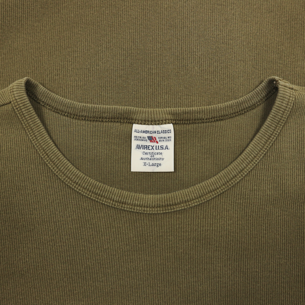 Avirex Type Military Olive T-Shirt Size L