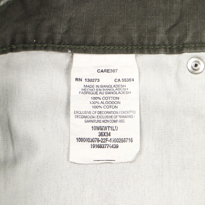 Wrangler Workwear Ripstop Work Pants Size 36