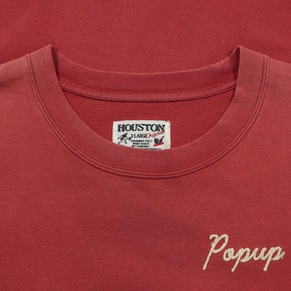 Houston Chainstitch Embroidery Sport T-Shirt Size L