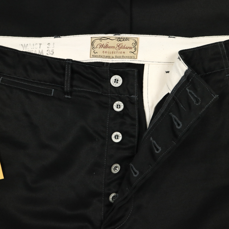 Buzz Rickson’s William Gibson Collection Military Trousers Size 34