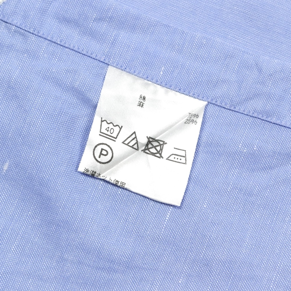 Aquascutum Cotton Linen Button-down Shirt Size 39 / M