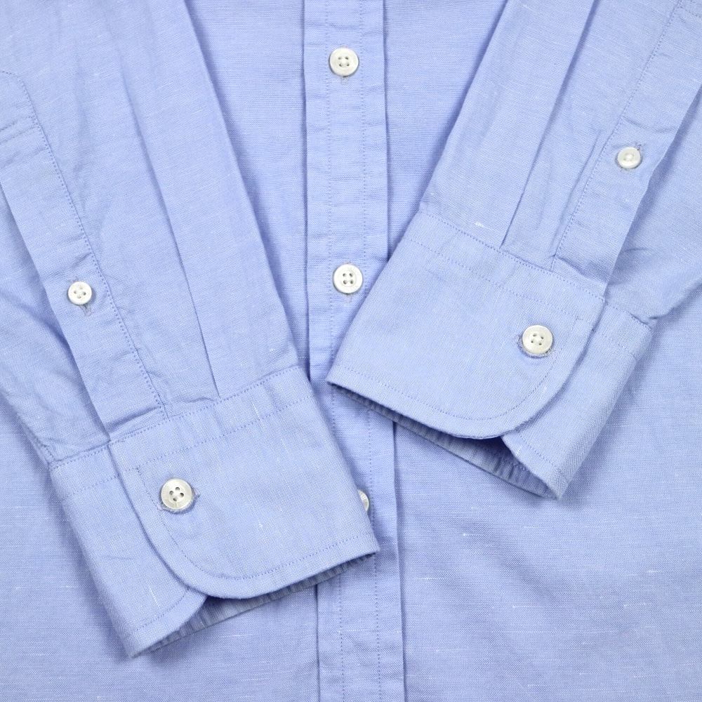 Aquascutum Cotton Linen Button-down Shirt Size 39 / M