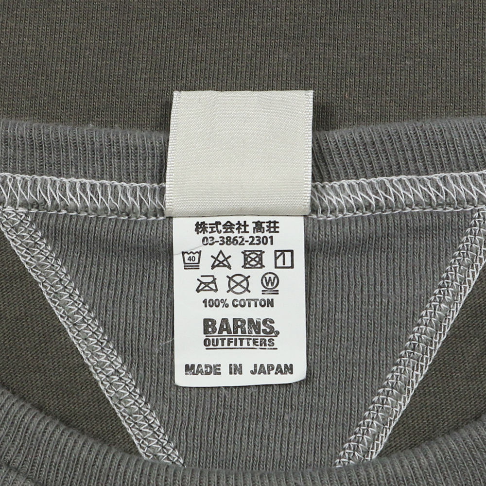 Barns Outfitters Made in Japan L/S T-Shirt Size M