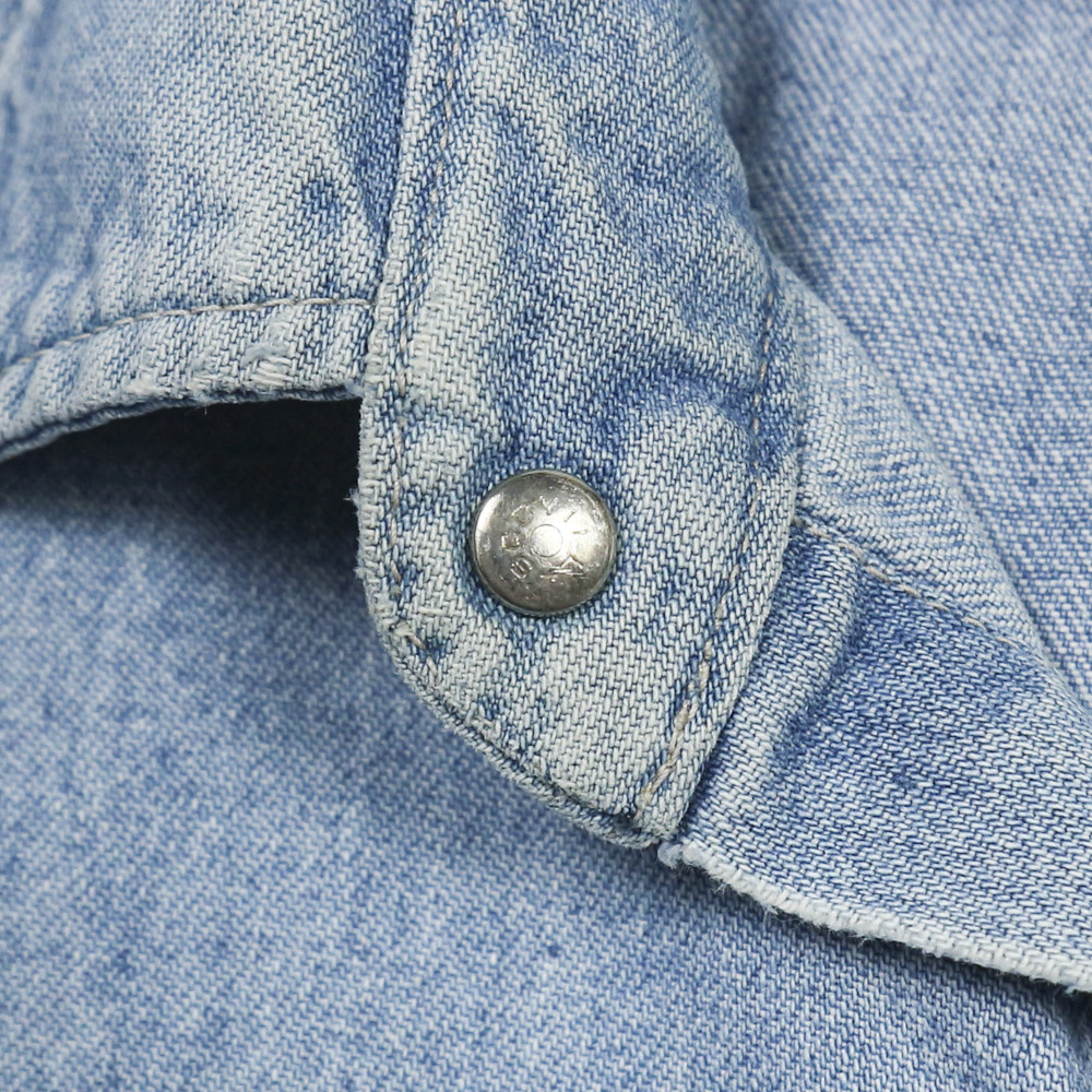 Vtg Polo Country Ralph Lauren Denim Shirt Size L