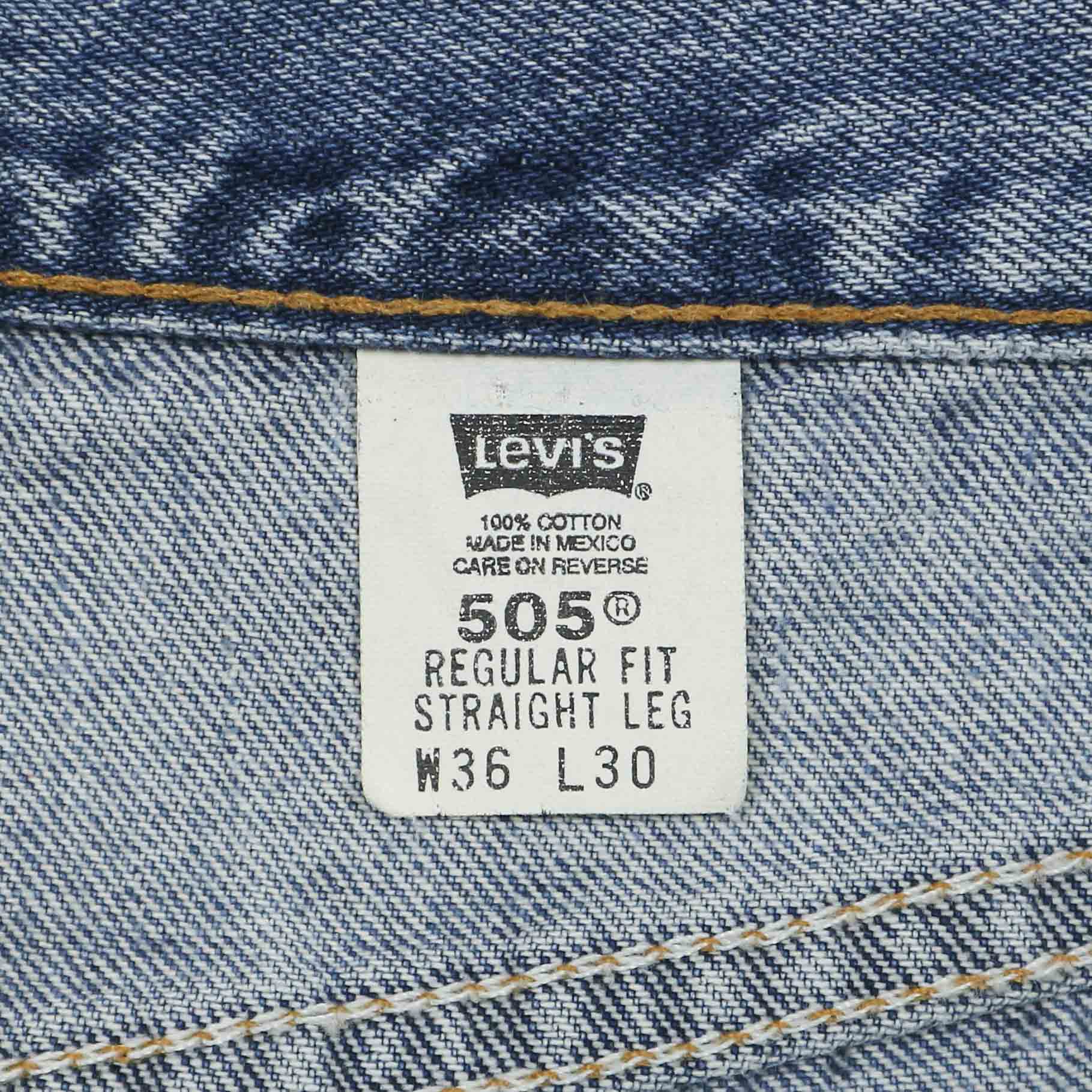 00s Levi's 505 Denim Jeans Size 34
