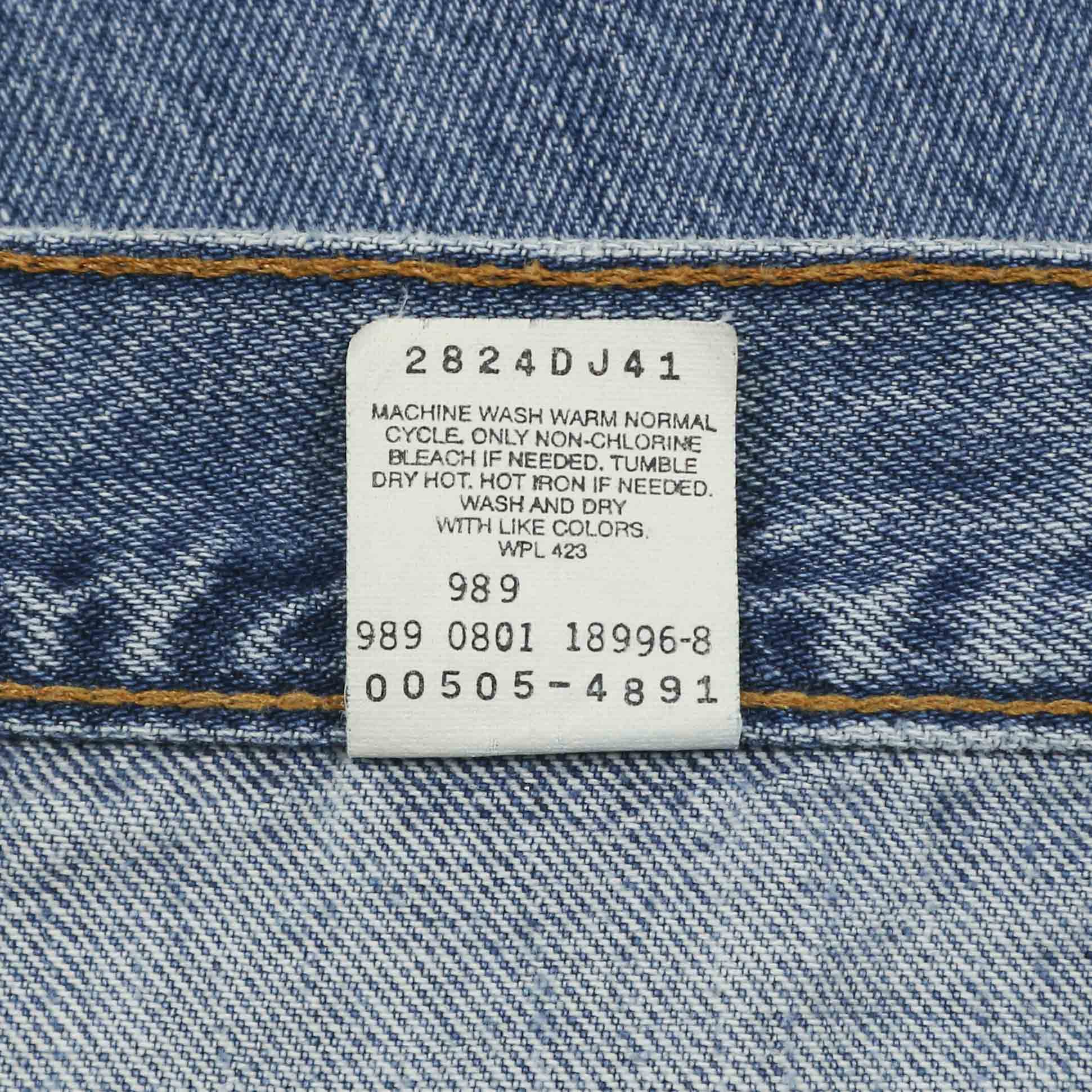 00s Levi's 505 Denim Jeans Size 34