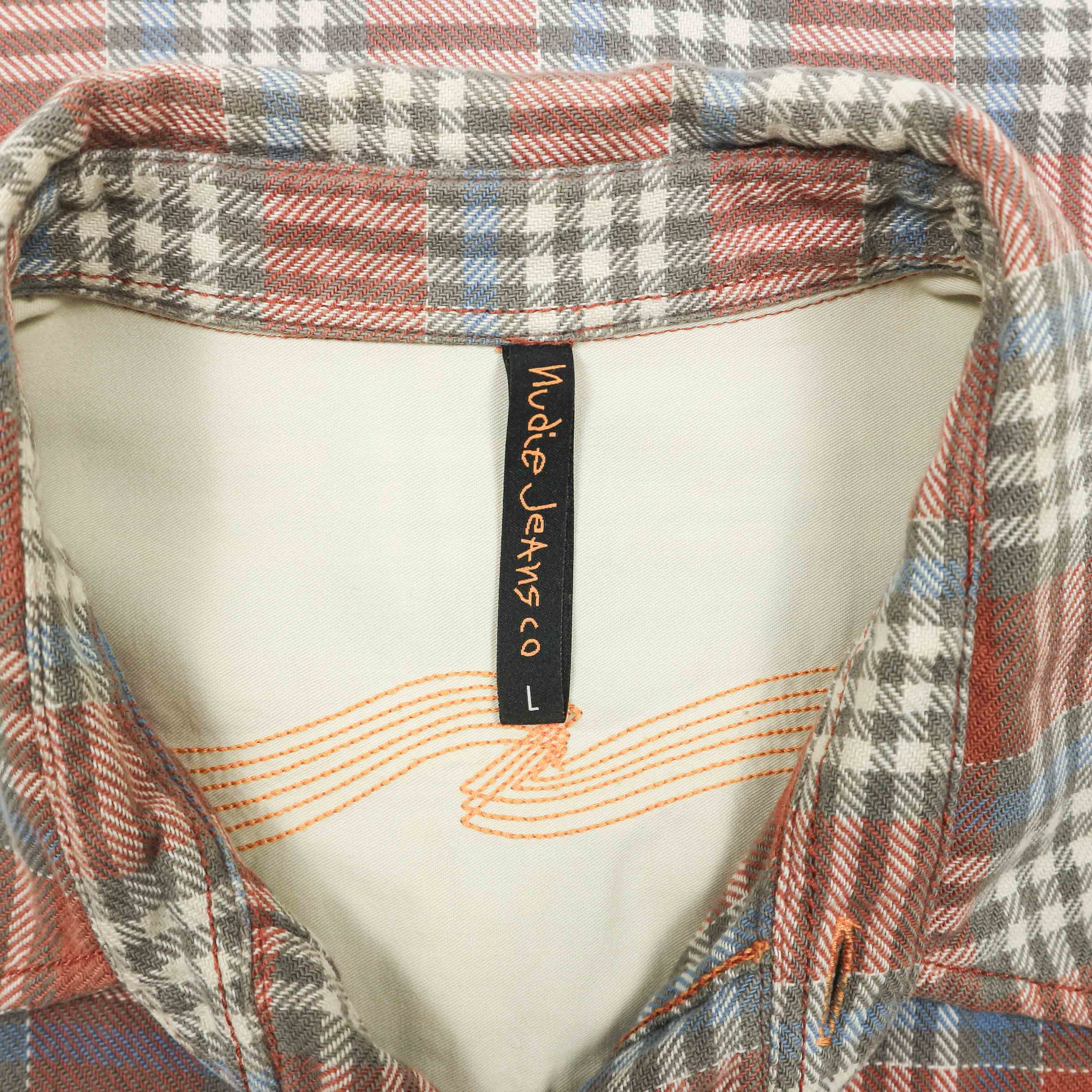 Nudie Jeans Classic Flannel Shirt Size L