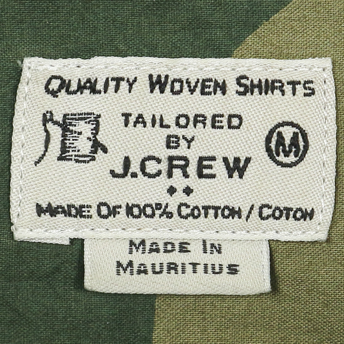J.Crew Company Camo Work Shirt Size L