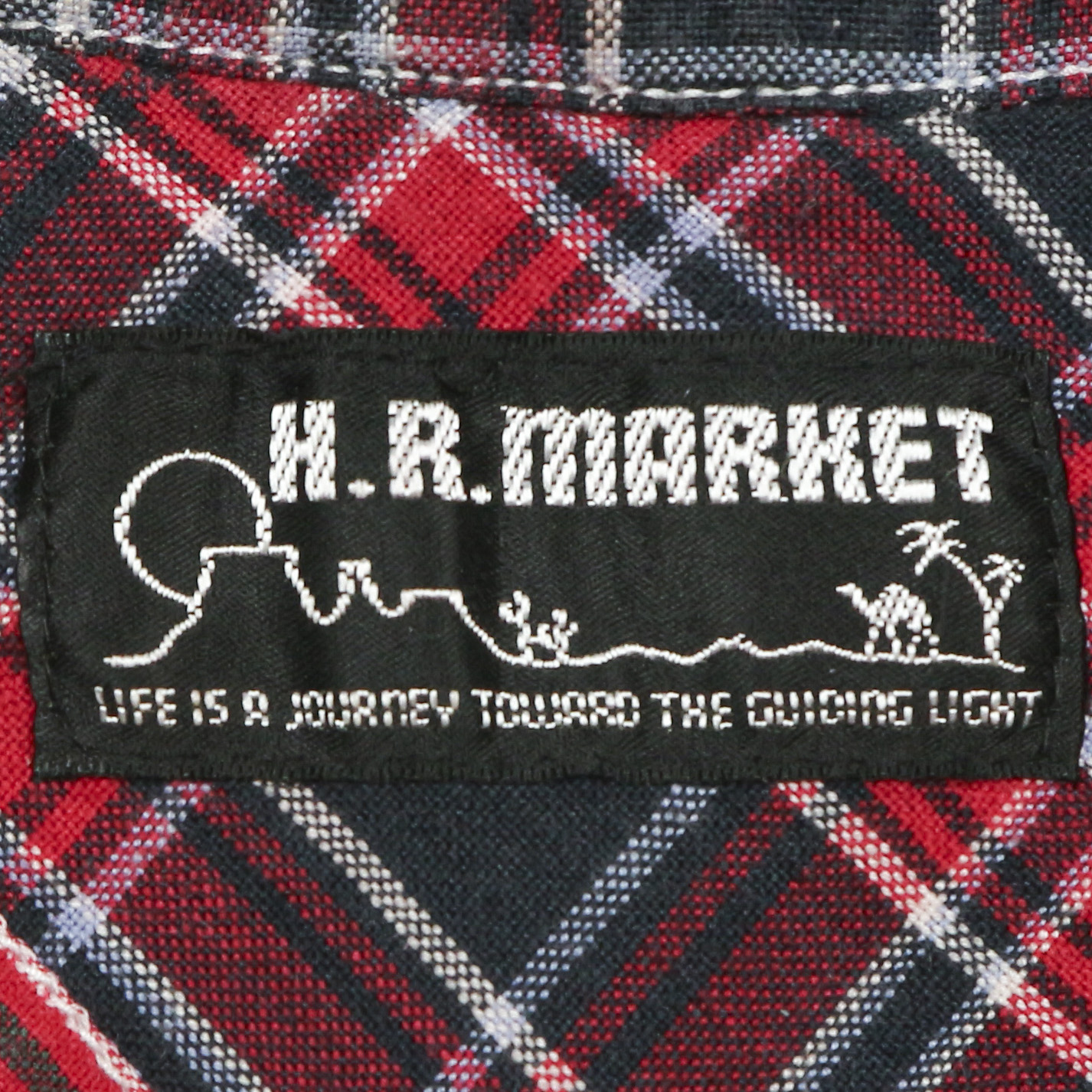 HRM Japan Patchwork Button-up Shirt Size S