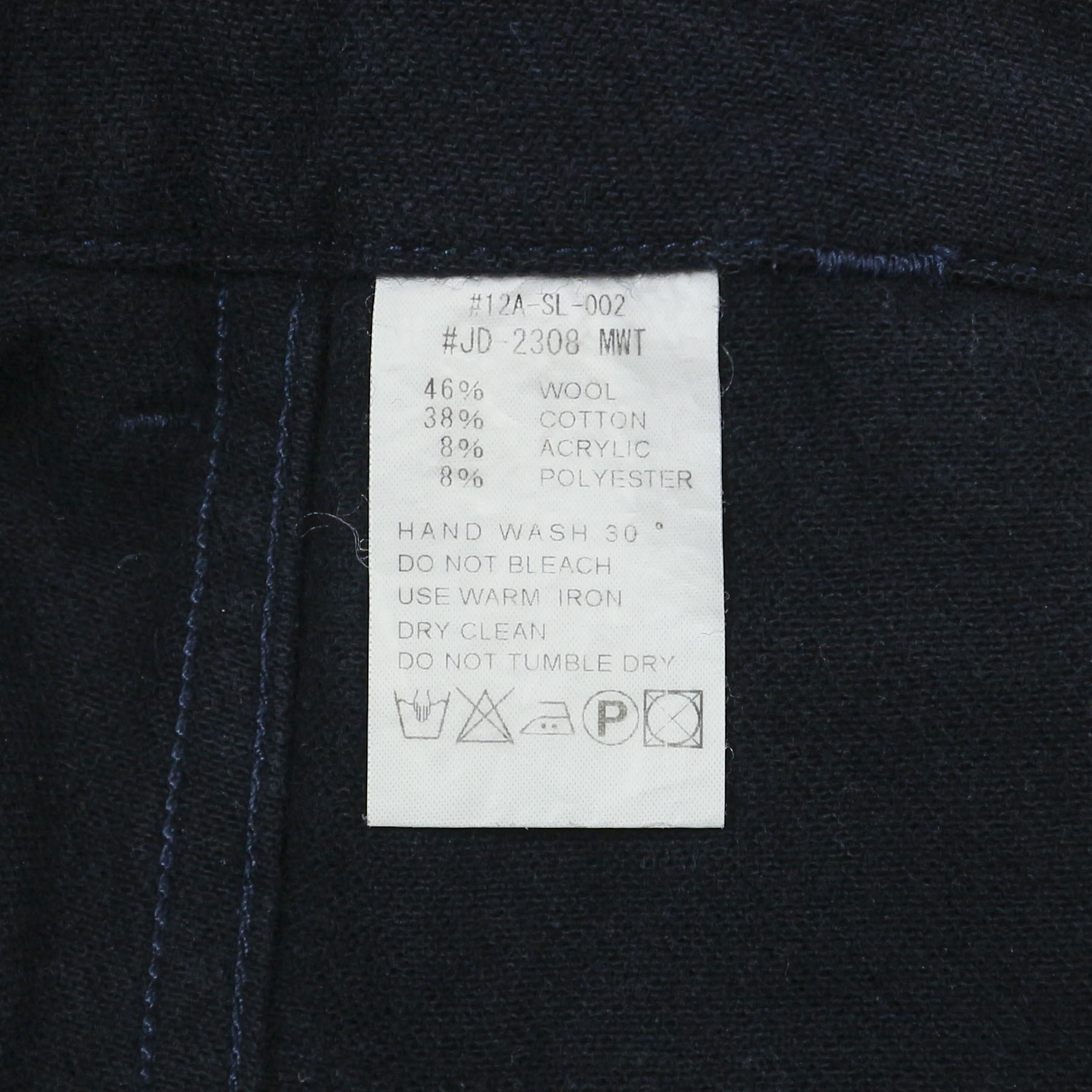 Danton Japan Made Wool Baker Pants Size 28