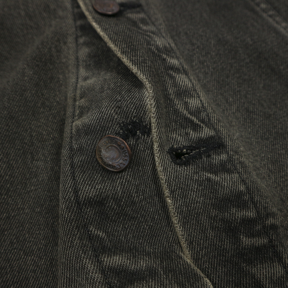 90s Levi's Black Trucker Denim Jacket Size XL