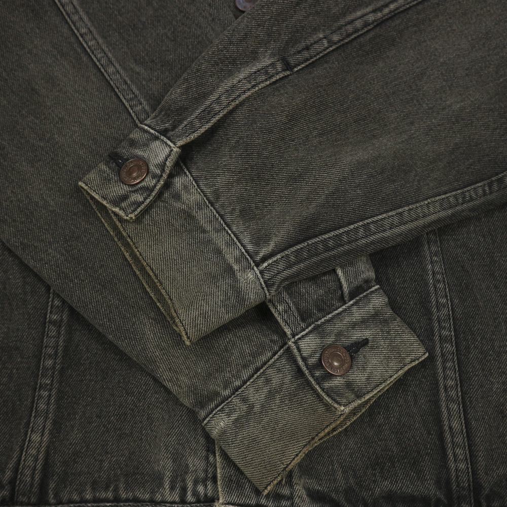 90s Levi's Black Trucker Denim Jacket Size XL