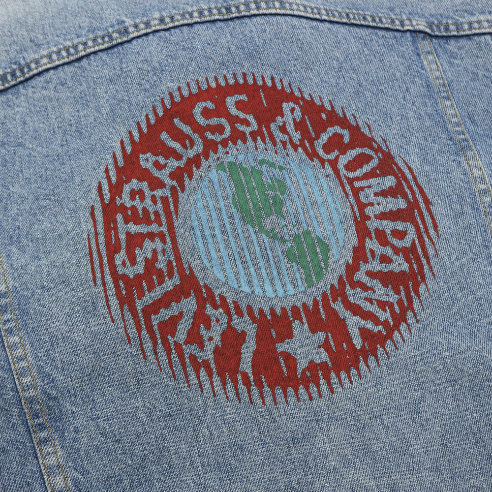 Vintage 80s Levi's USA Sleeve-cutted Denim Jacket Size L