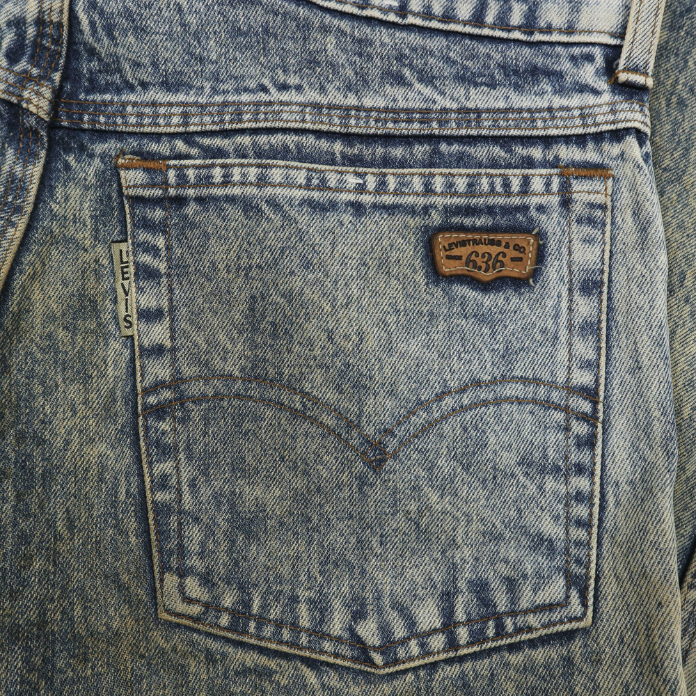 90s Levi's 636 Japan Acid Wash Denim Jeans Size 31
