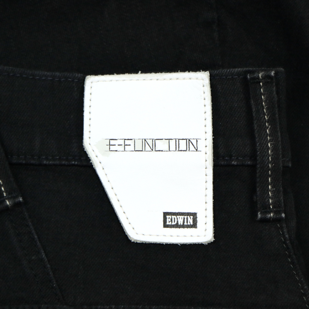 Edwin Japan Black Denim Engineered Jeans Size 34