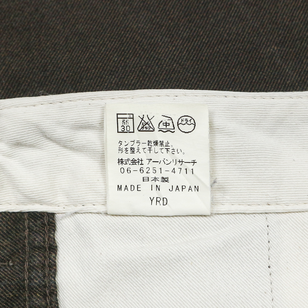 Urban Research Made in Japan Slim Pants Size 32