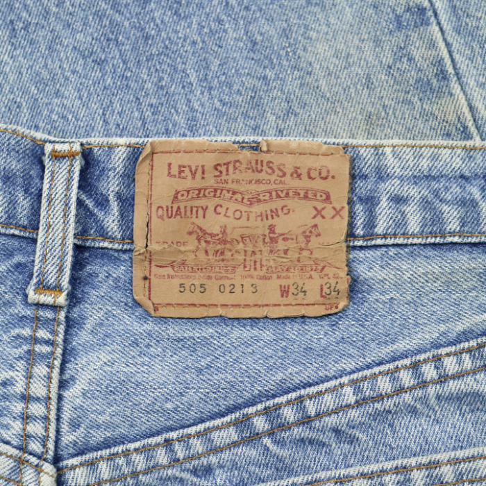 80s Levi's Made in USA 505 Denim Jeans Size 33