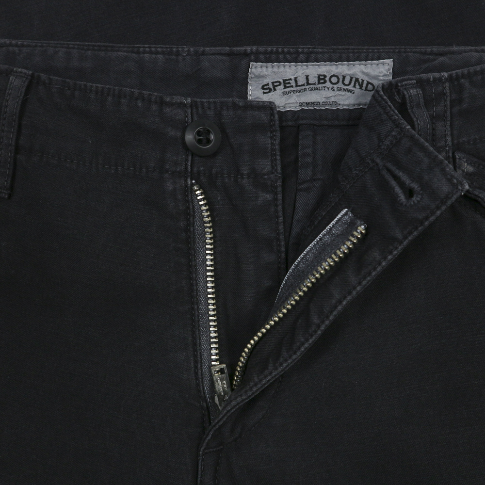 Spell Bound Japan Black Sateen Cargo Pants Size 32