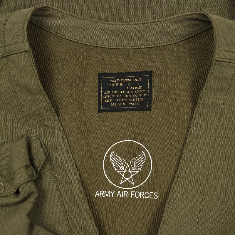 Japan Brand Olive Type C-1 Vest Size L