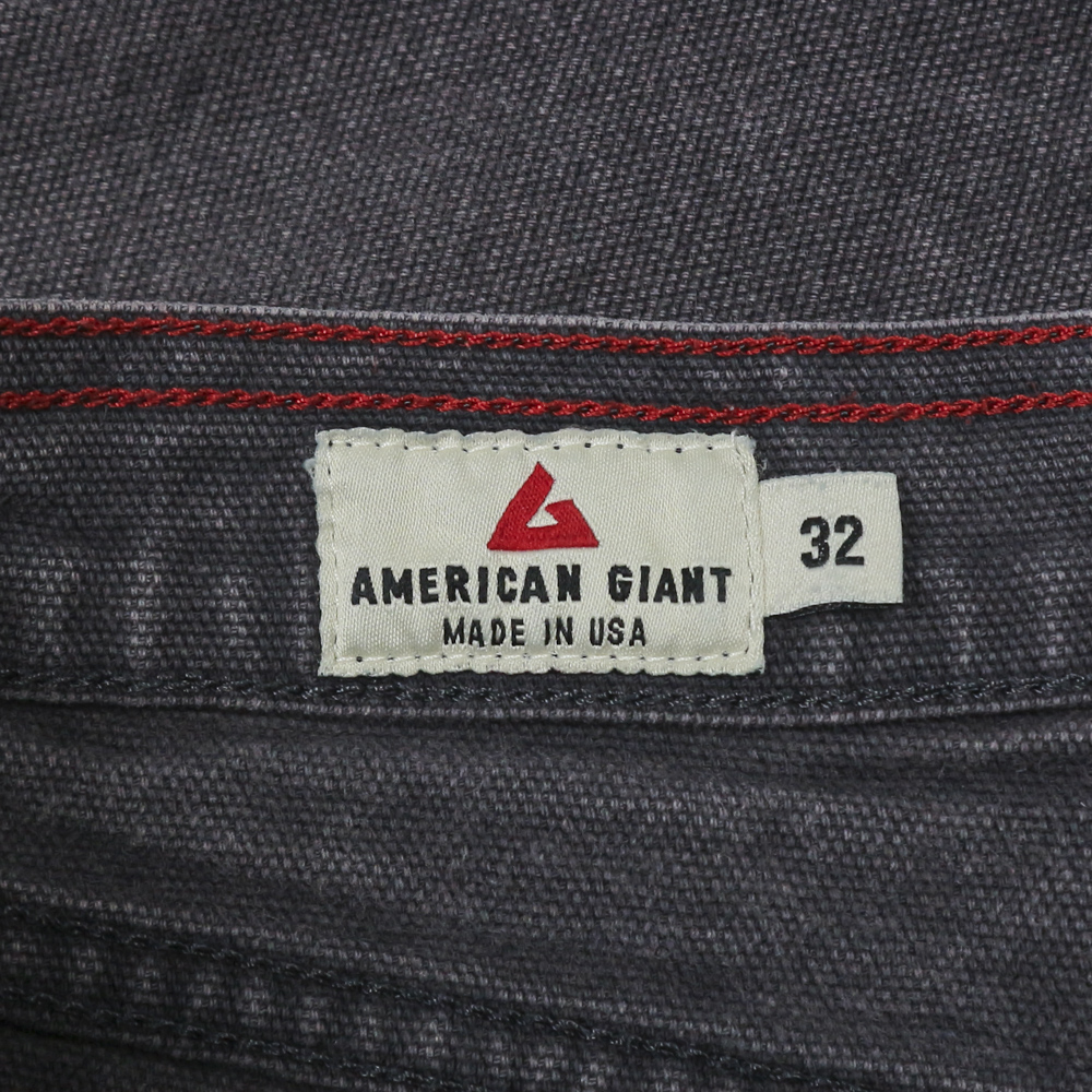 American Giant Made in USA Canvas Shorts Size 32