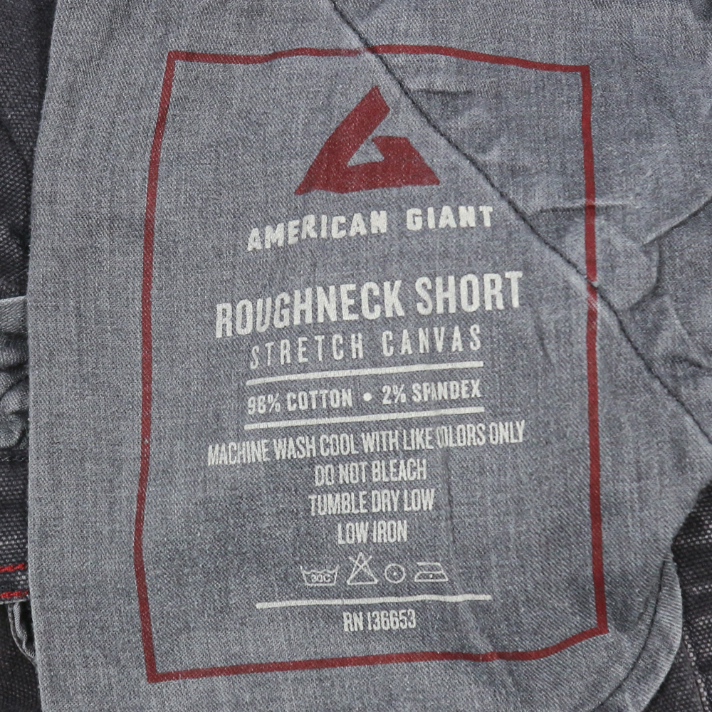 American Giant Made in USA Canvas Shorts Size 32