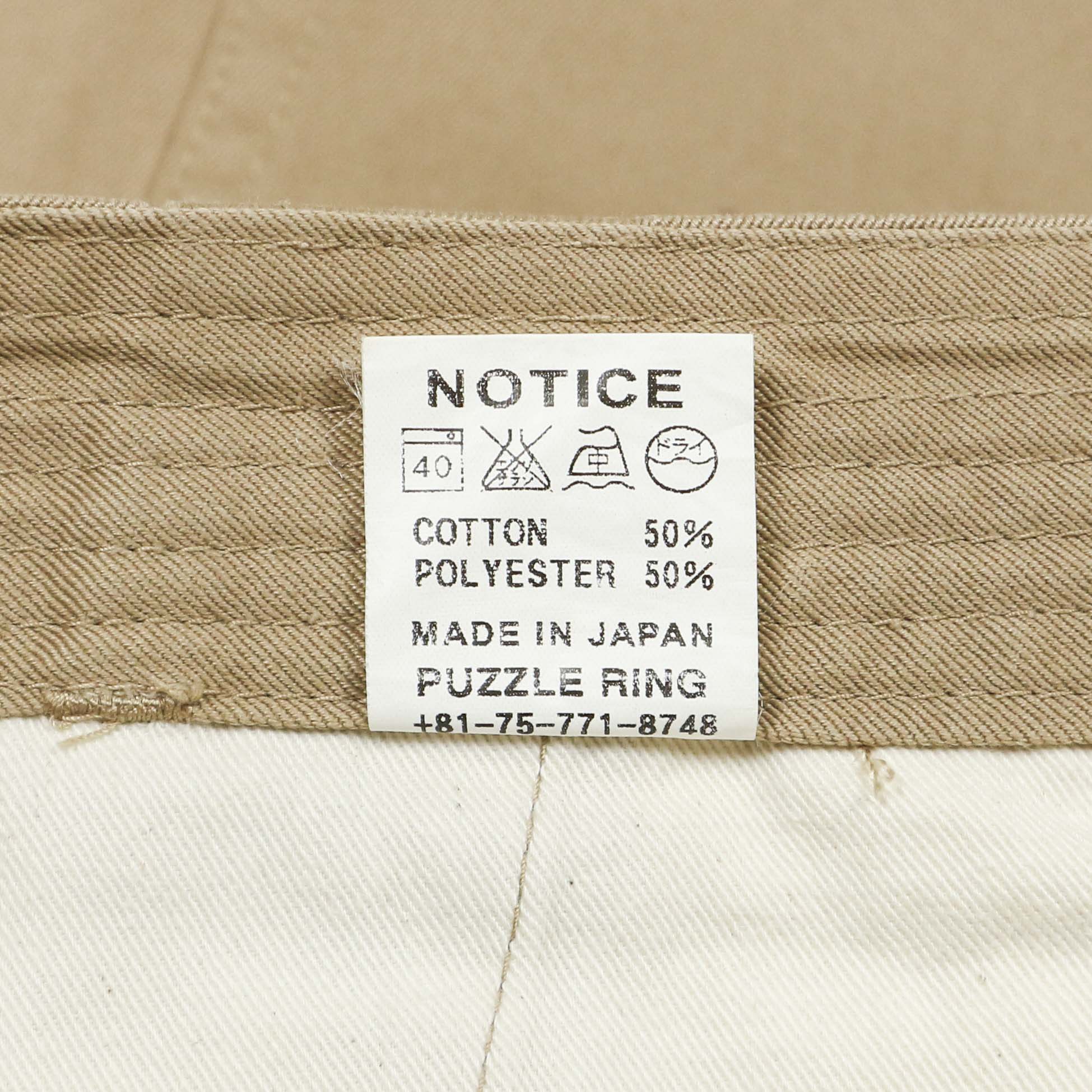 Sassafras Japan Made Khaki Pants Size 31