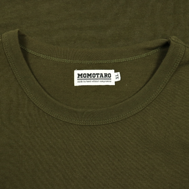 Momotaro Made in Japan Olive T-Shirt Size XL