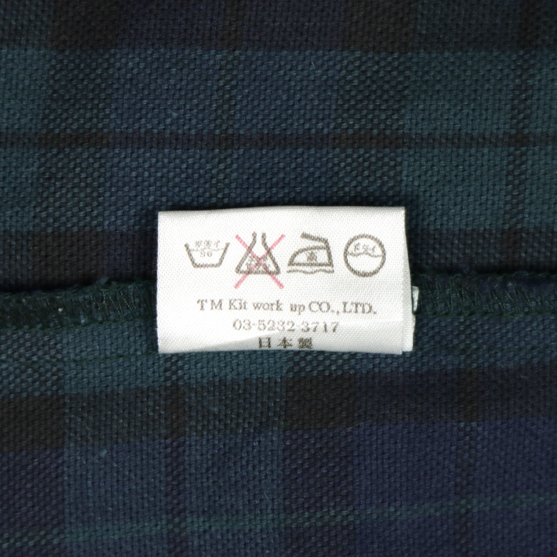 Another Edition Canvas Plaid Jacket Size XS