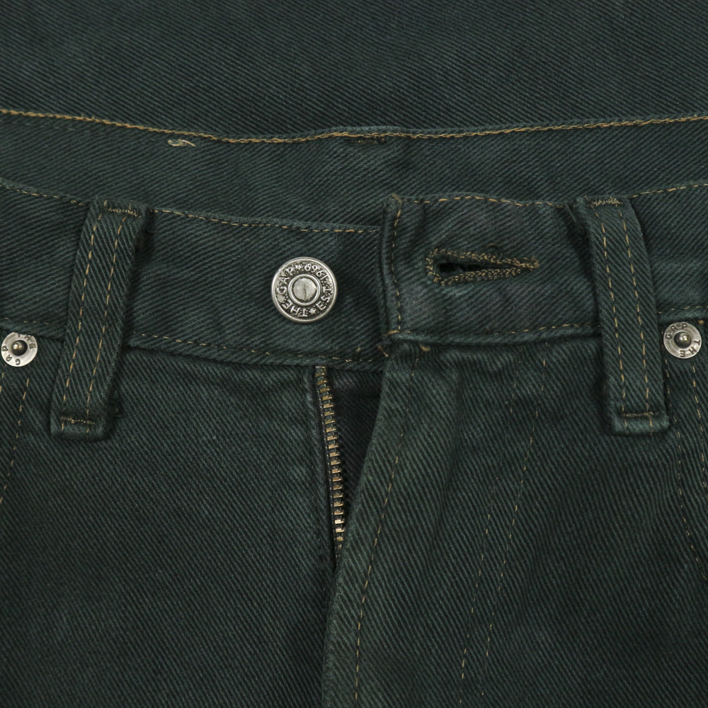 Vtg GAP Made in USA Green Denim Jeans Size 27