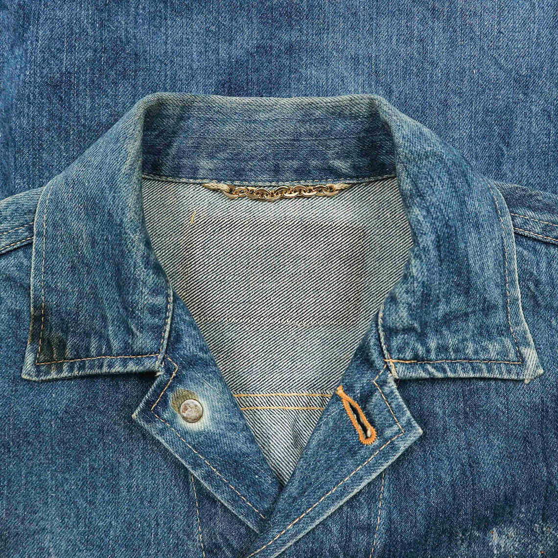 Vintage Bison Japan Selvedge Denim Jacket Size M
