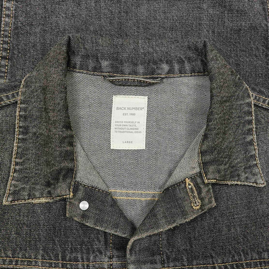 Back Number Japan Brand Denim Jacket Size M