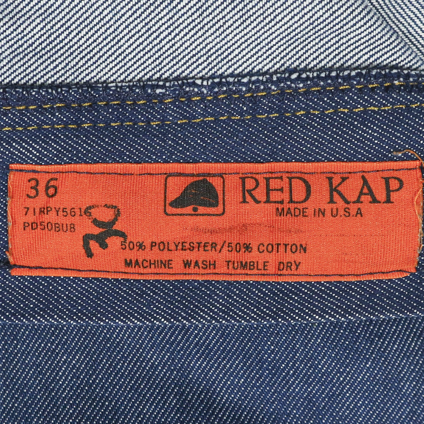 Vintage 80s Red Kap USA Denim Jeans Size 36