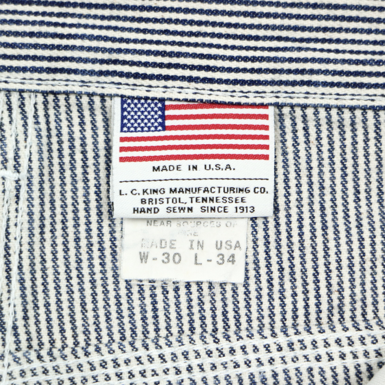 Pointer USA Hickory Stripe Work Pants Size 29