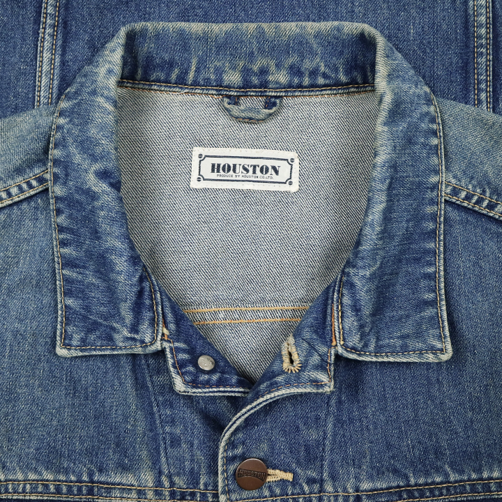 90s Houston Trucker Denim Jacket Size M