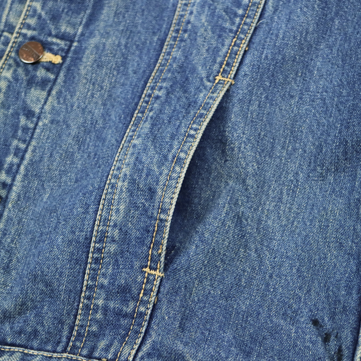 90s Houston Trucker Denim Jacket Size M