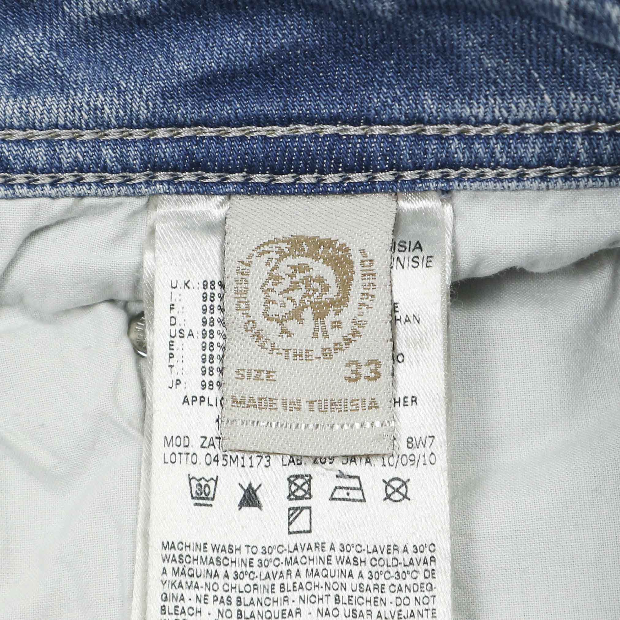 Diesel Industry Zatiny Bootcut Jeans Size 33