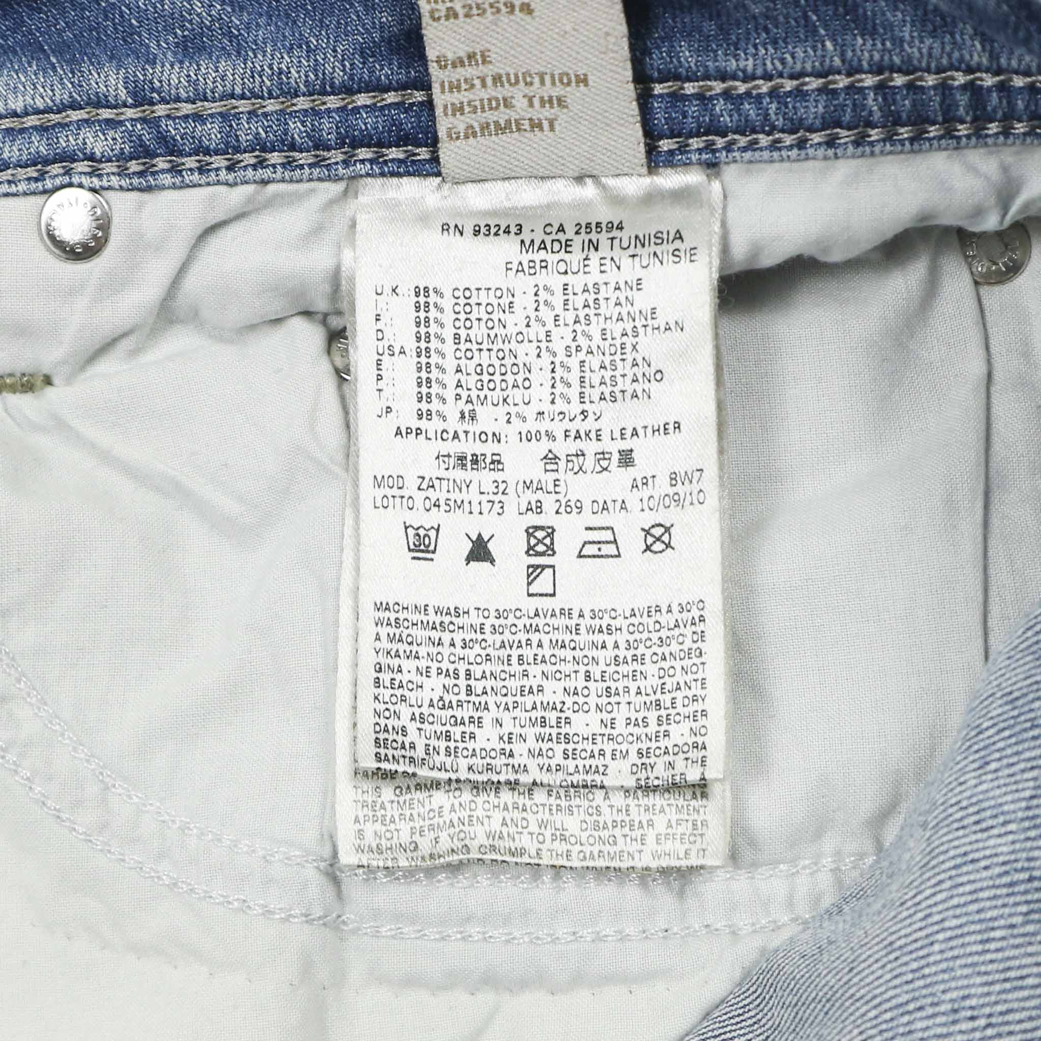 Diesel Industry Zatiny Bootcut Jeans Size 33