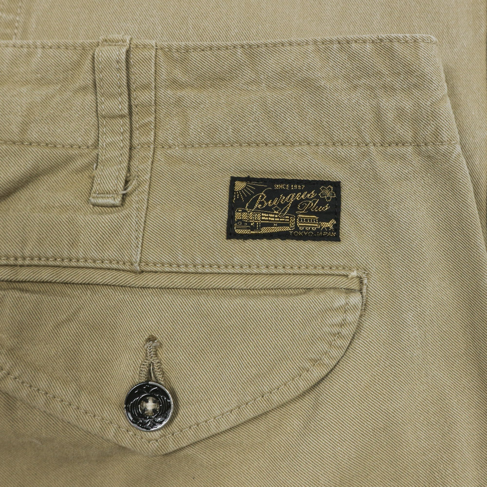Burgus Plus Made in Japan Lot 406 Khaki Pants Size 32