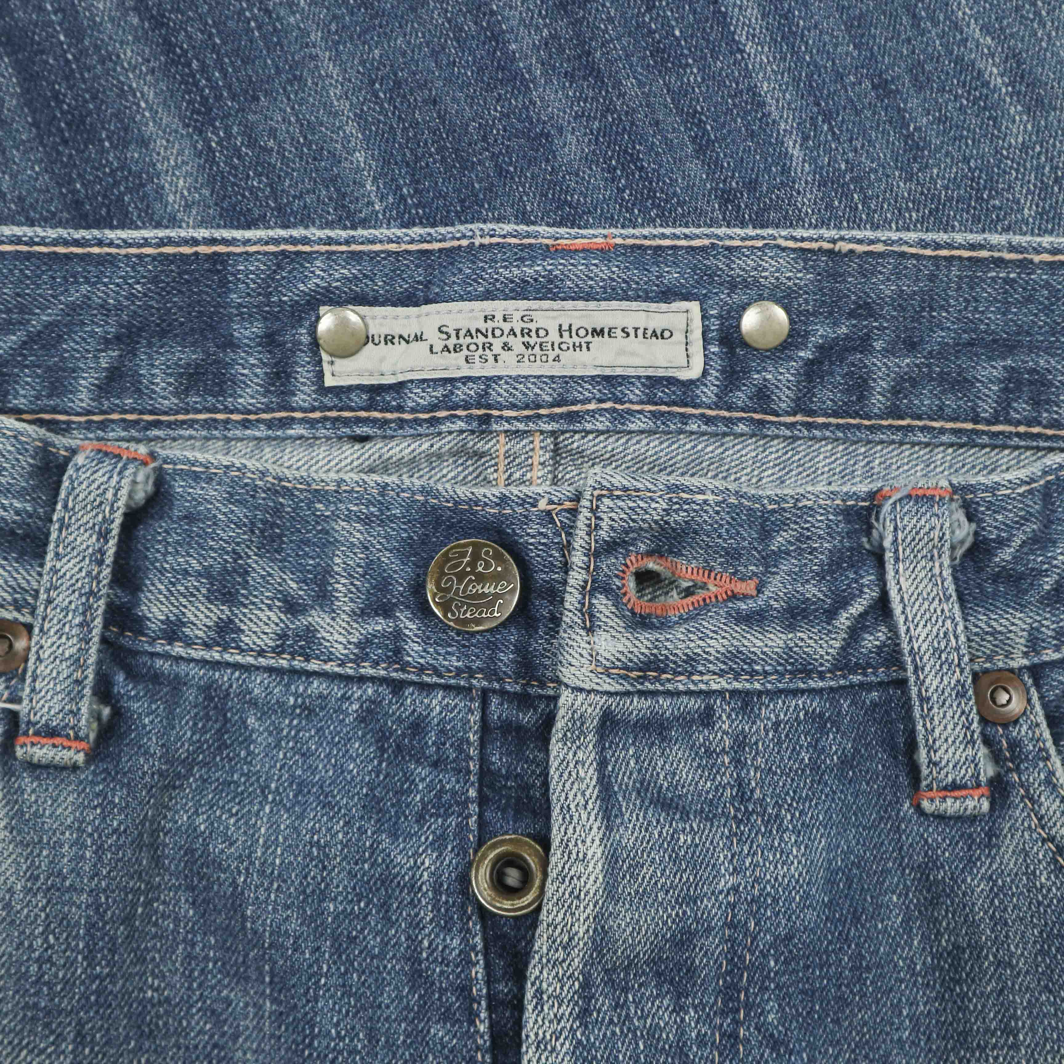 J.S. Homestead Japan Dirty Wash Denim Jeans Size 31