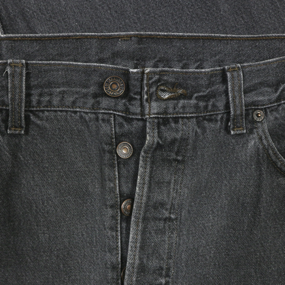 90s Levi's 501 USA Grey Denim Jeans Size 36