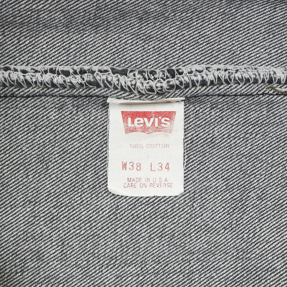 90s Levi's 501 USA Grey Denim Jeans Size 36