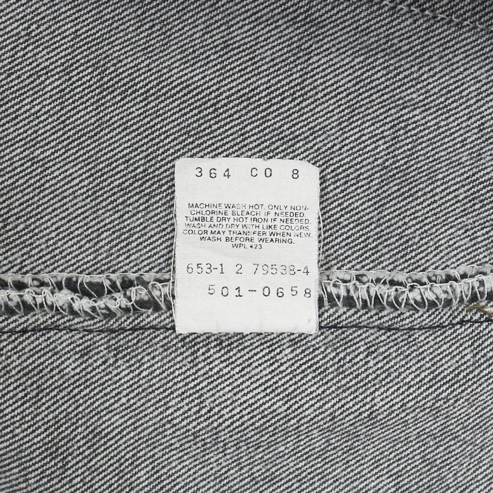 90s Levi's 501 USA Grey Denim Jeans Size 36
