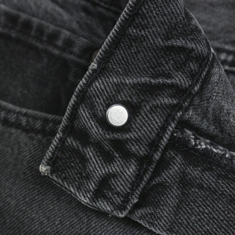 90s Levi's 505 Faded Black Denim Jeans Size 31