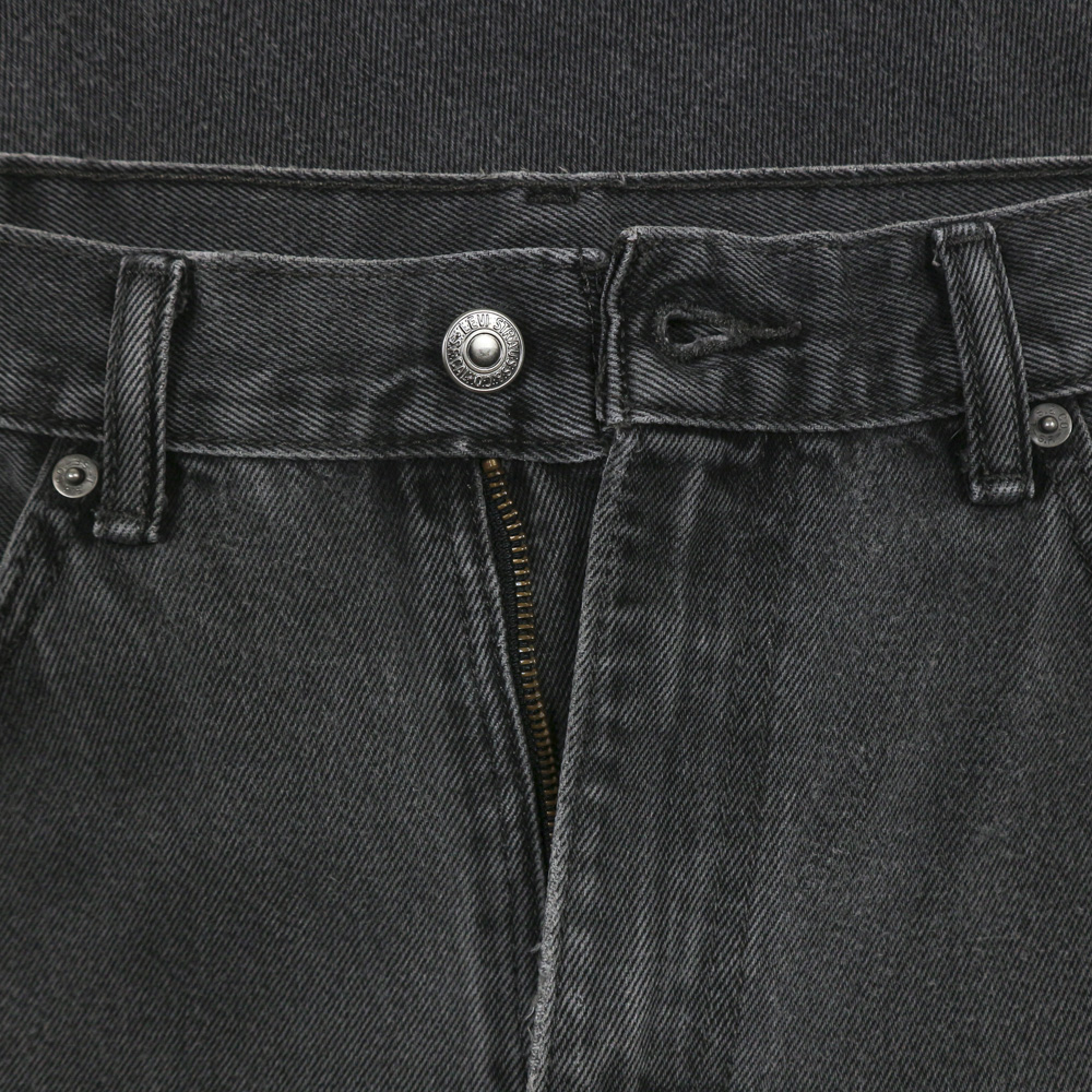 2010s Levi's 505 Faded Black Denim Jeans Size 36