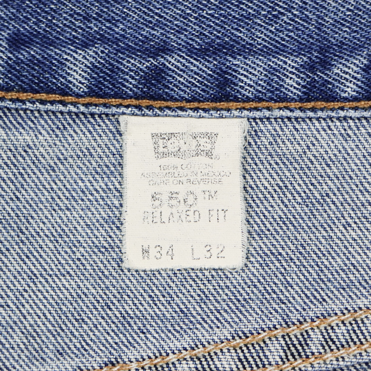 90s Levi's 550 Denim Jeans Size 34