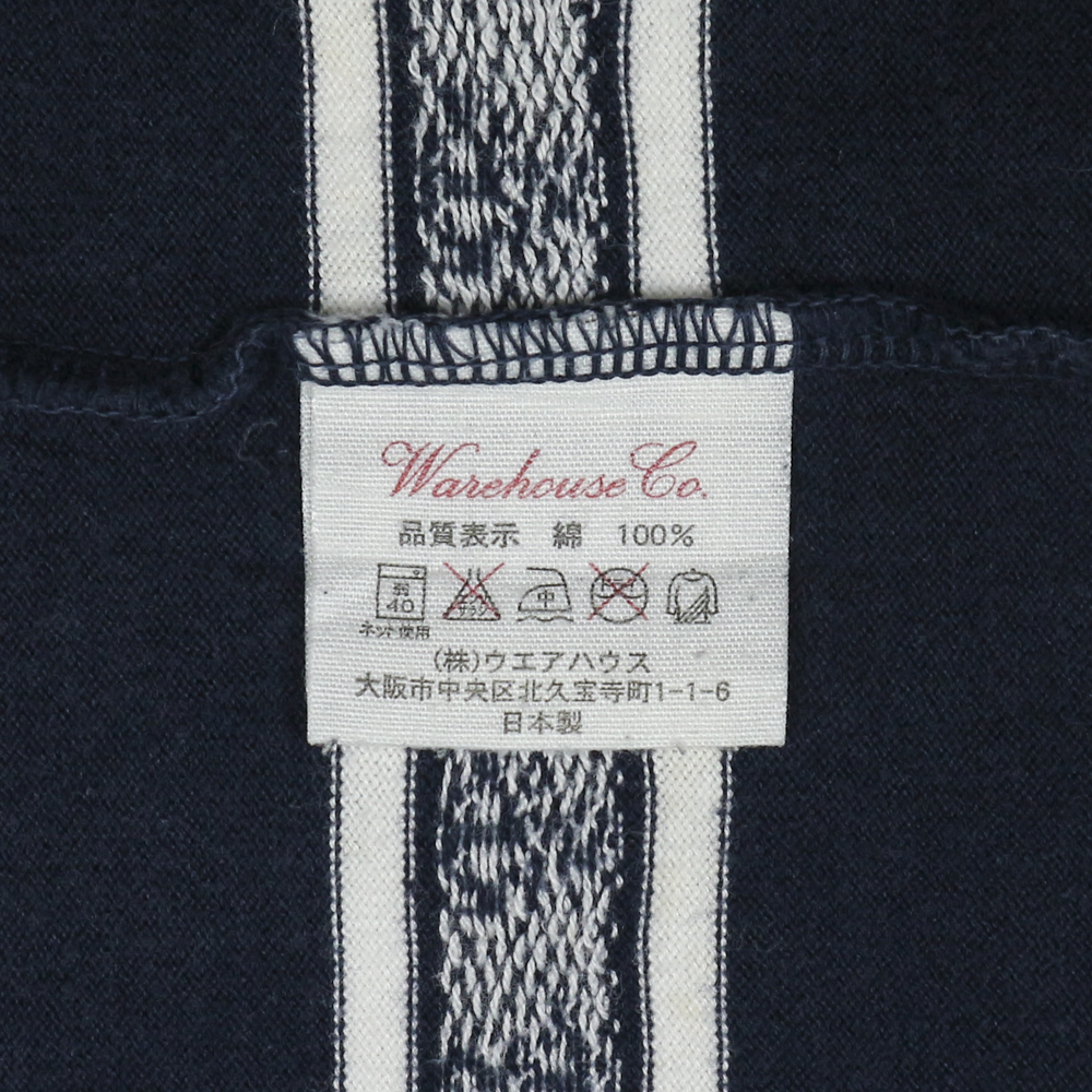 Warehouse Made in JP Cotton T-Shirt Size M
